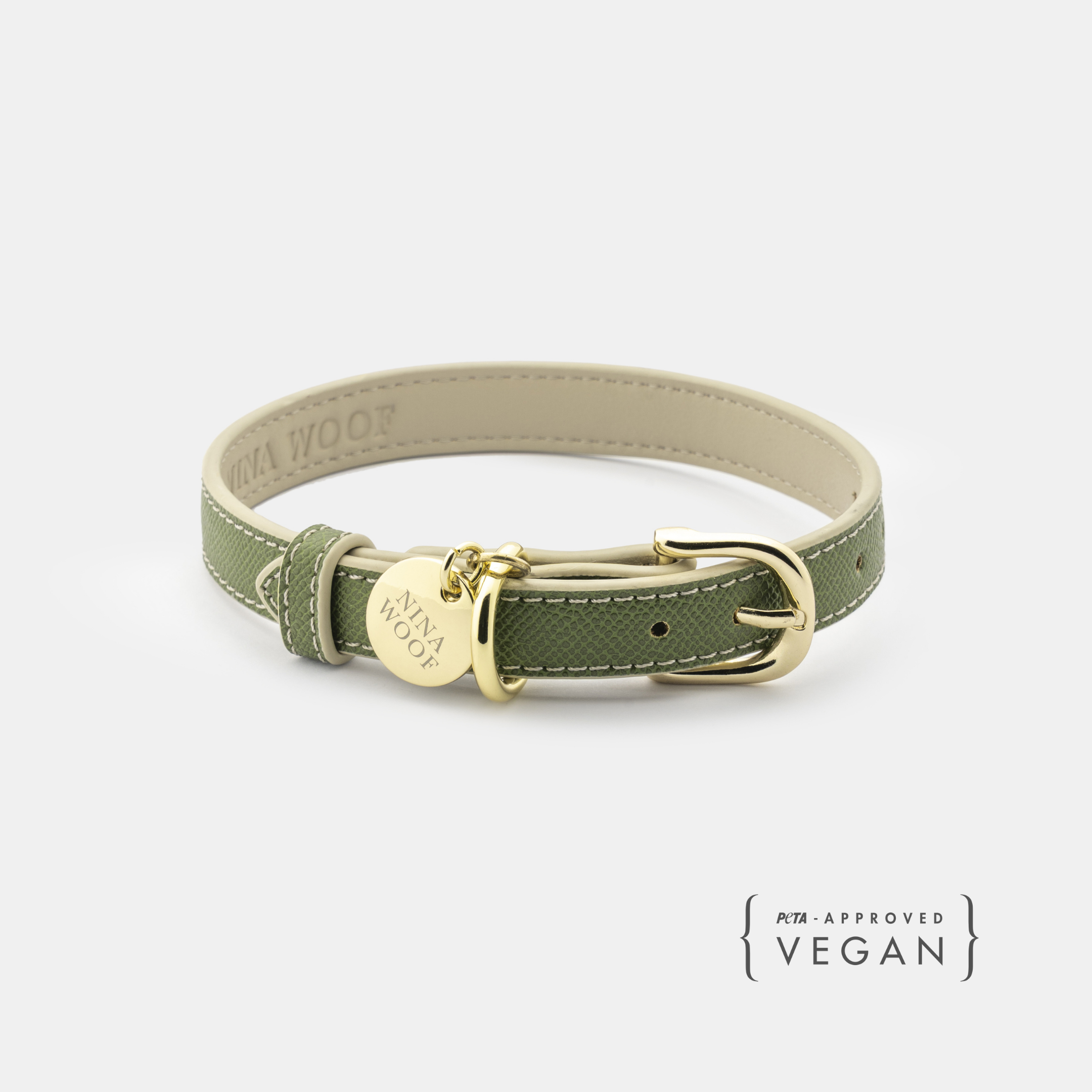 Collier - Cuir vegan - Olive Copenhague