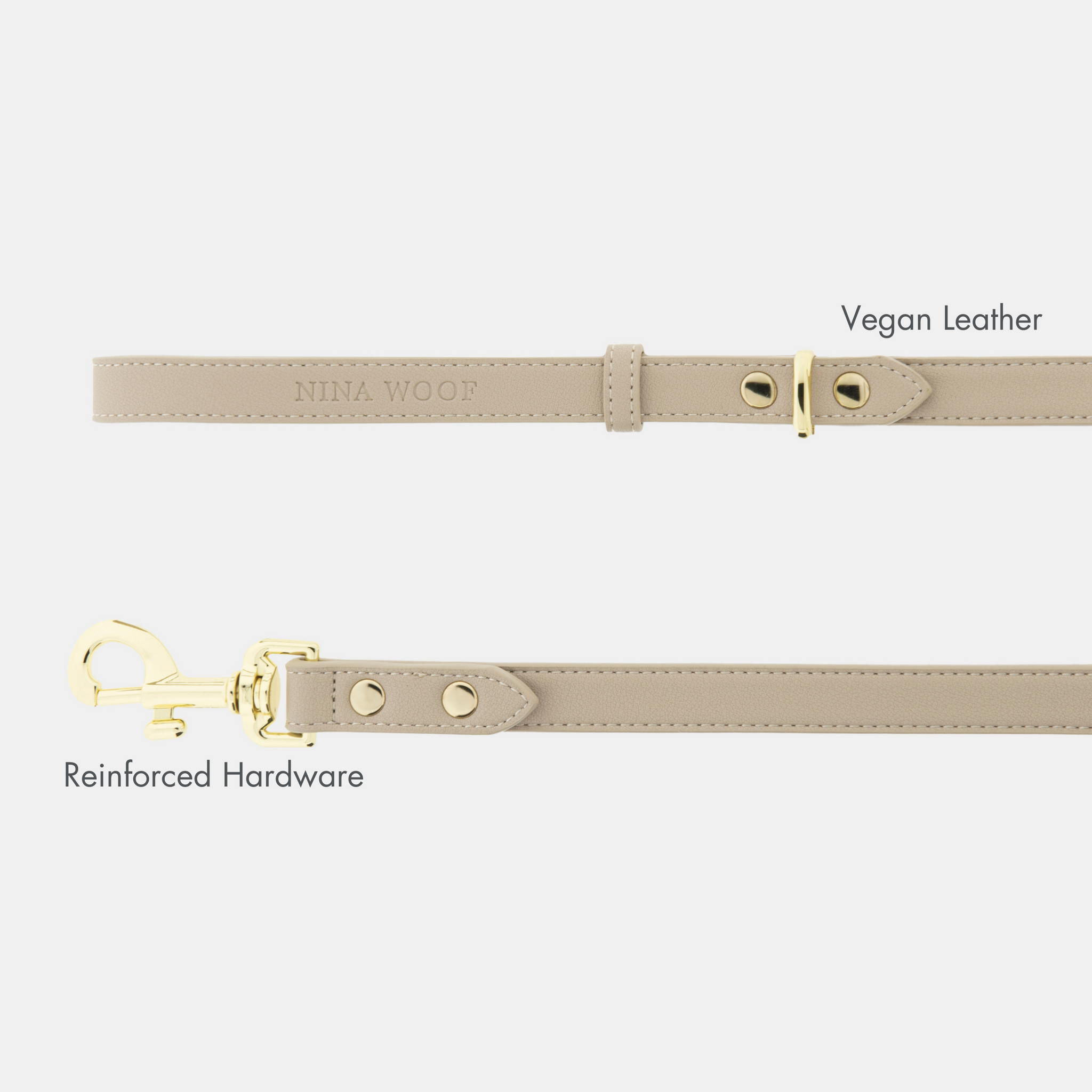 Lead 4ft - Vegan Leather - Cupertino