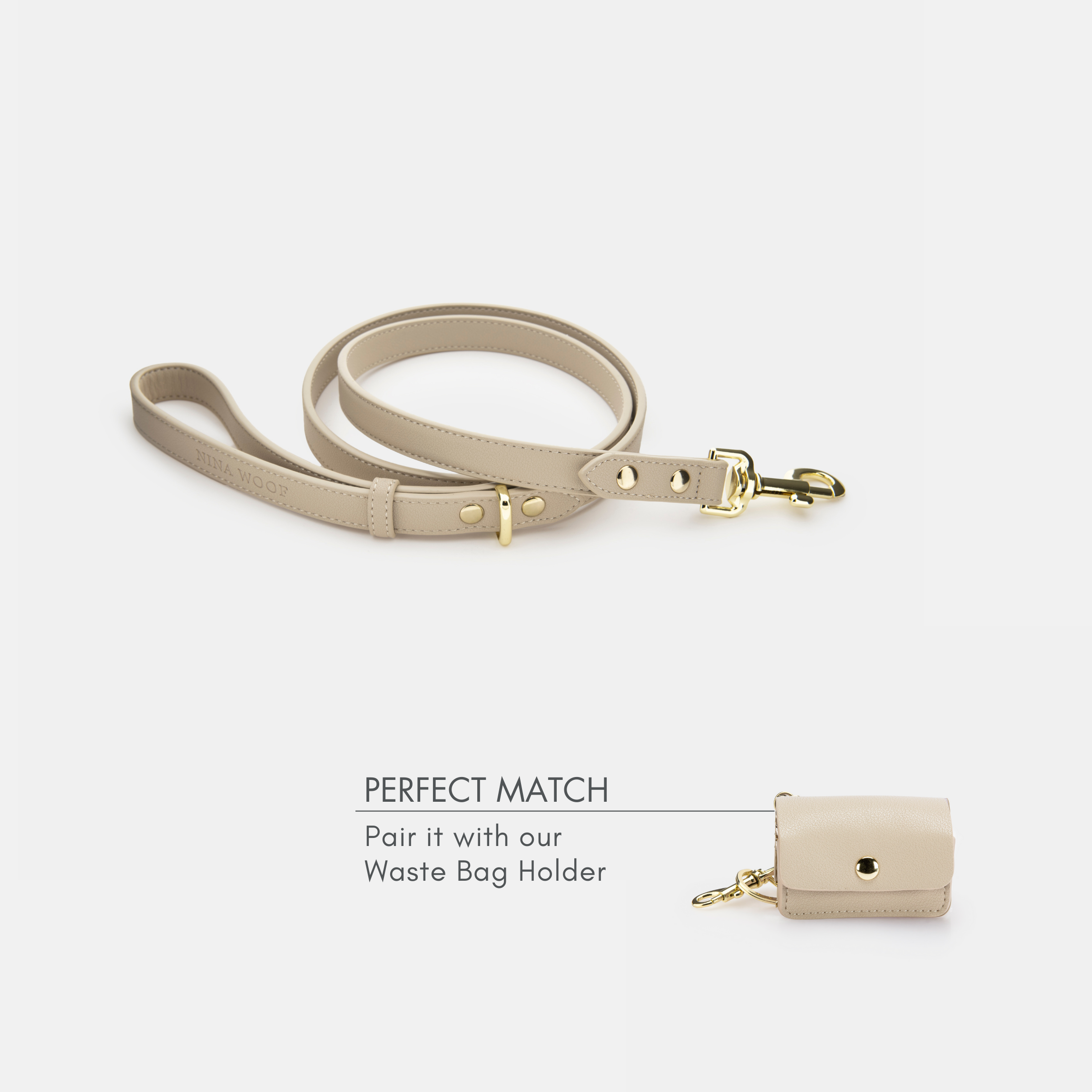 Blei 4ft - veganes Leder - Cupertino Beige