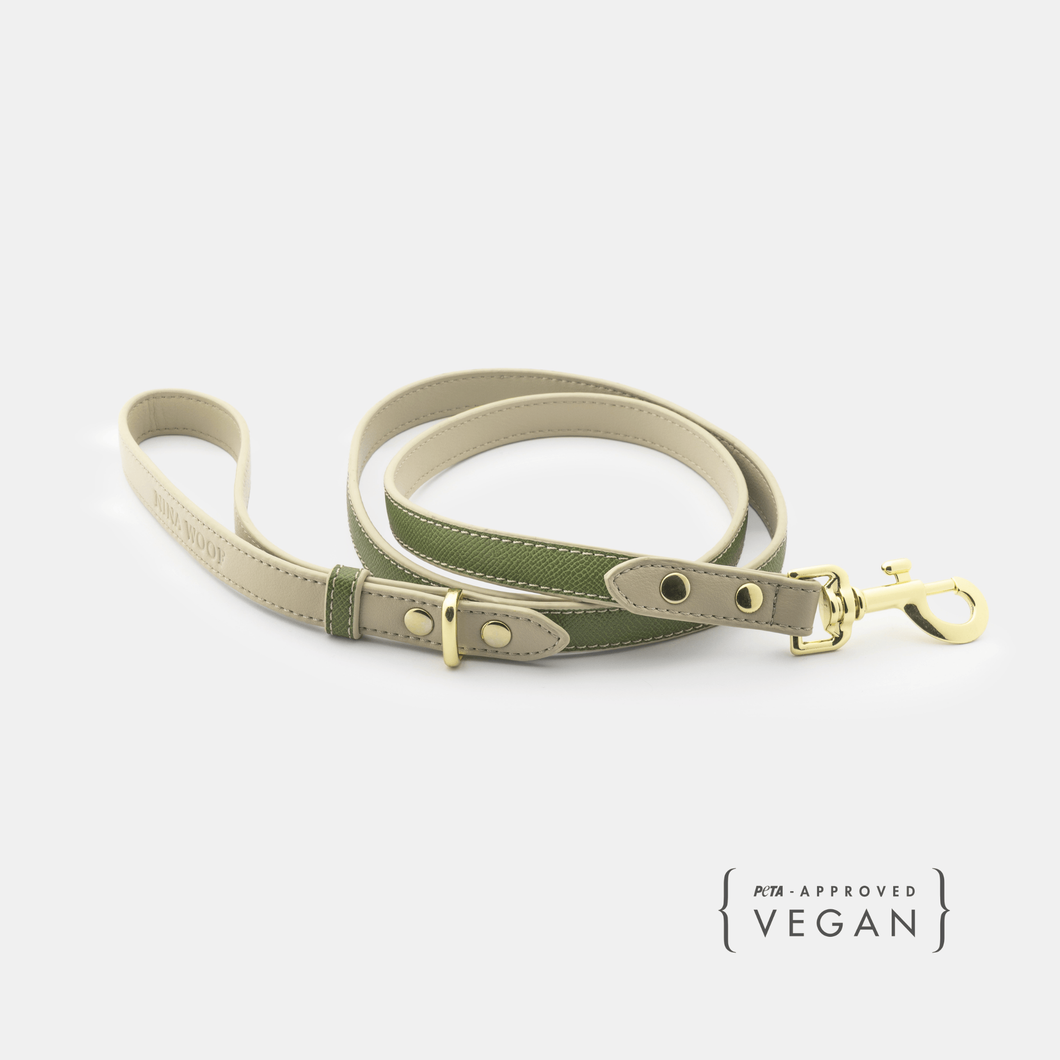 Lead 4ft - Vegan Leather - Copenhagen Olive