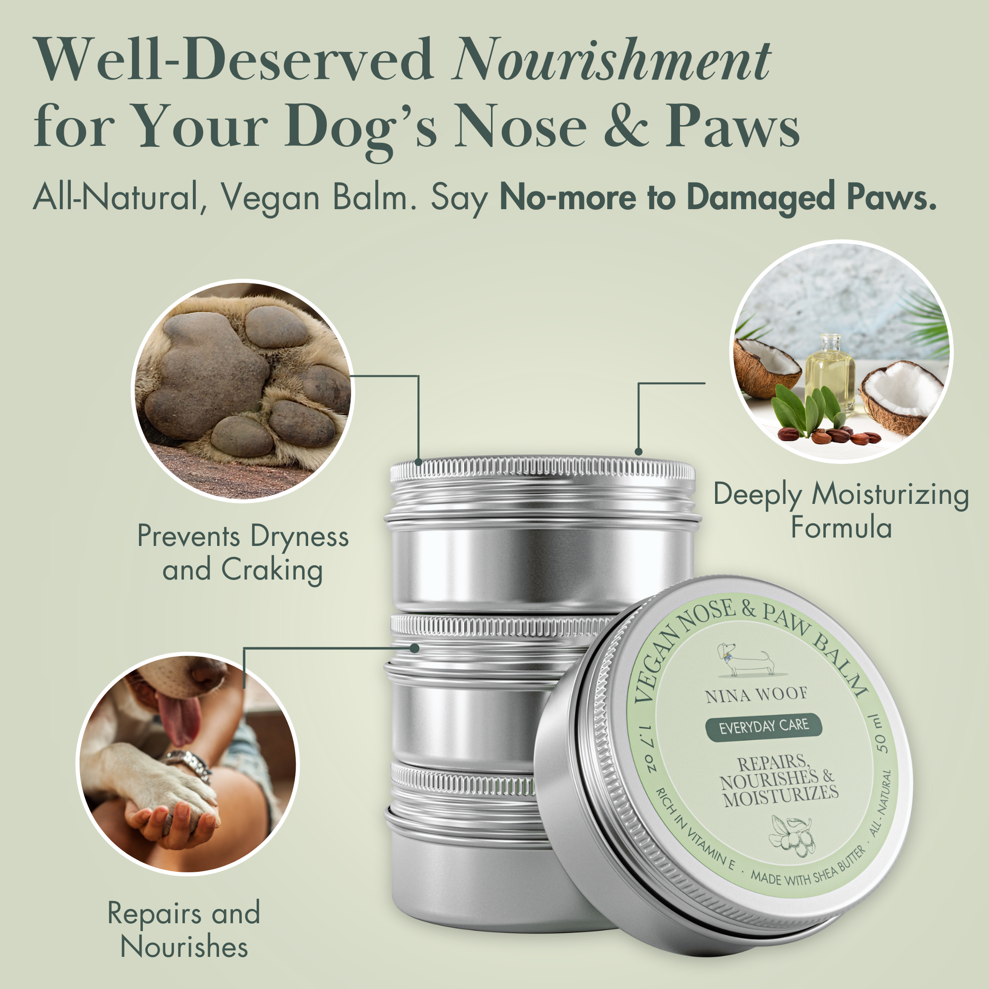 Vegan Dog Nose and Pad Balm