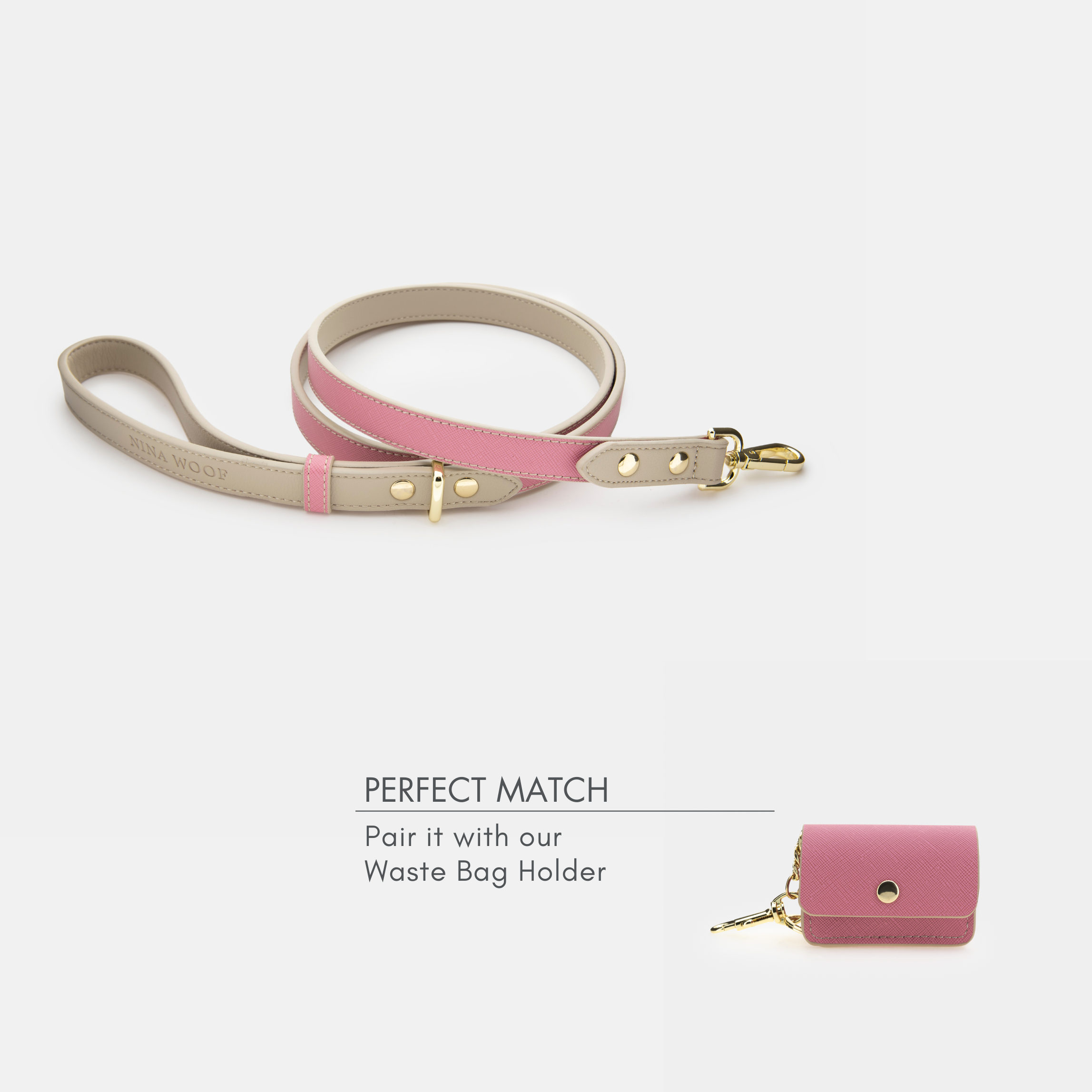 Blei 4ft - veganes Leder - Rio Pink