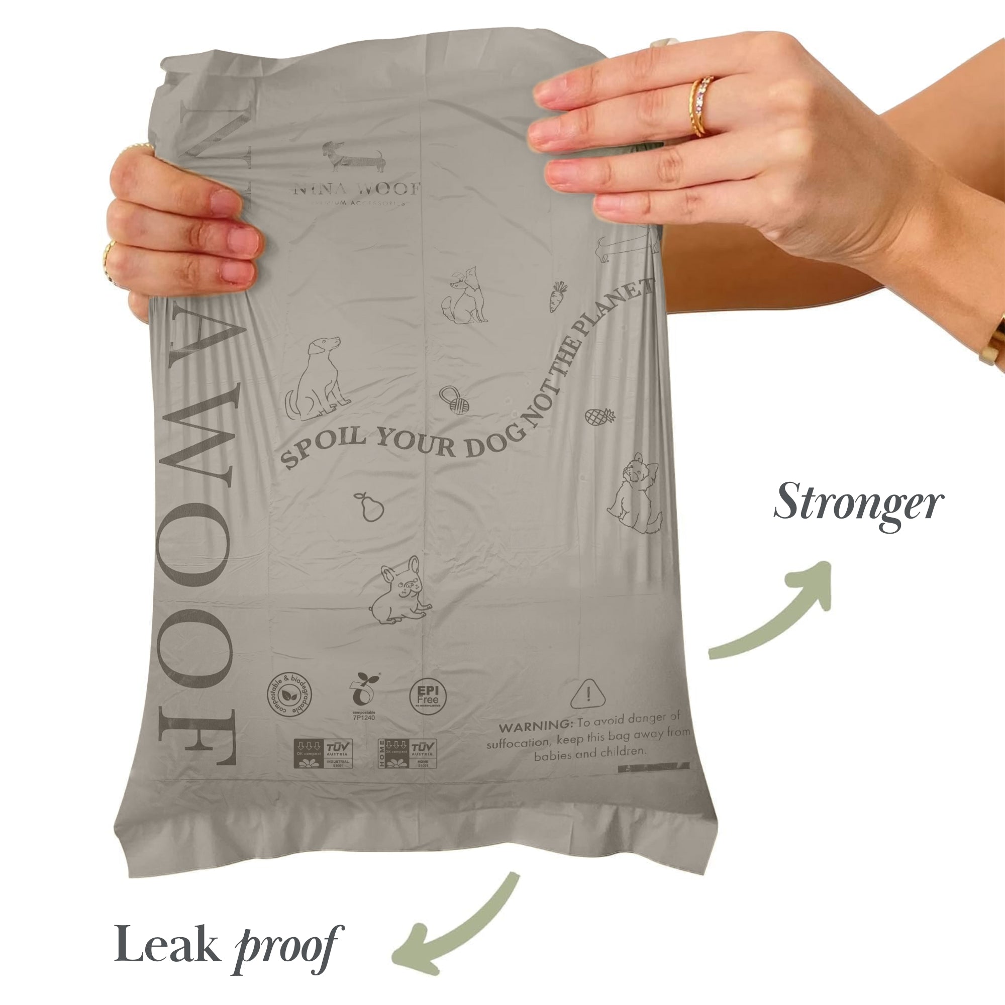 Pack of Wipes, Balm and Bags