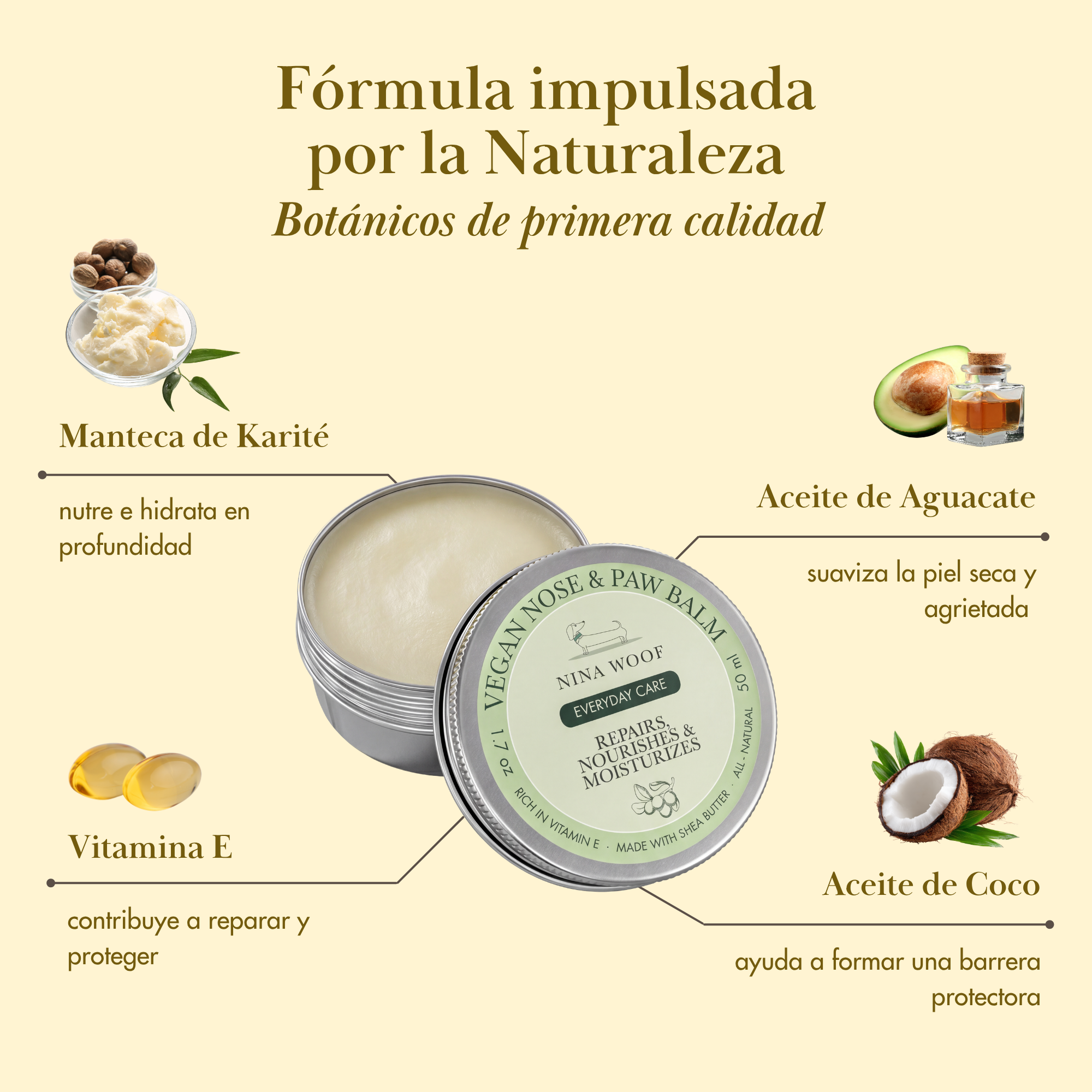 Veganer Balsam für Nasen- und Hundebads