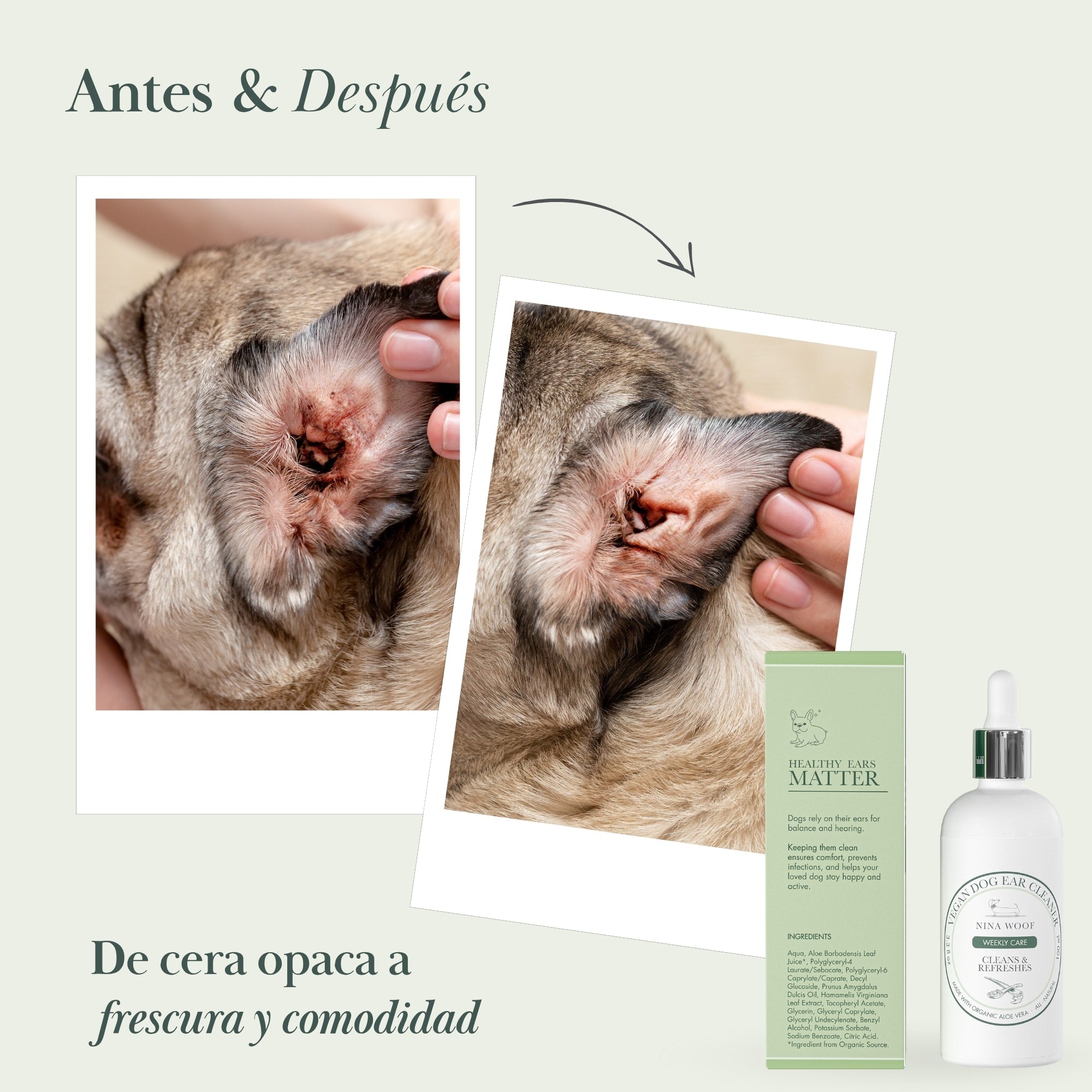 Ear and Paw Care Pack - Ear Pad Balm and Ear Cleaner