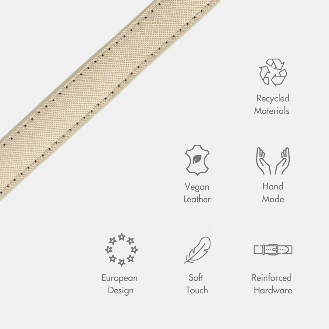 Lead 4ft - Vegan Leather - Rio Gold