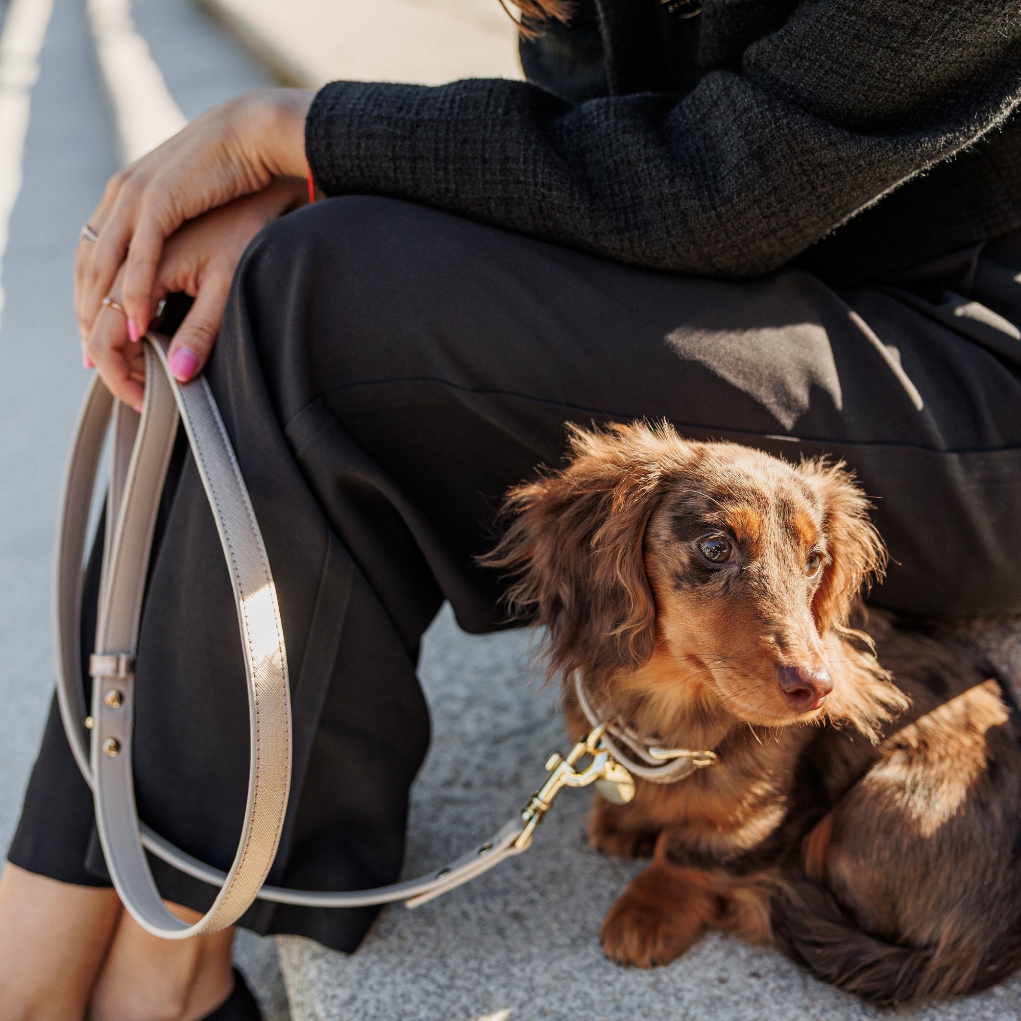 Lead 4ft - Vegan Leather - Rio Gold