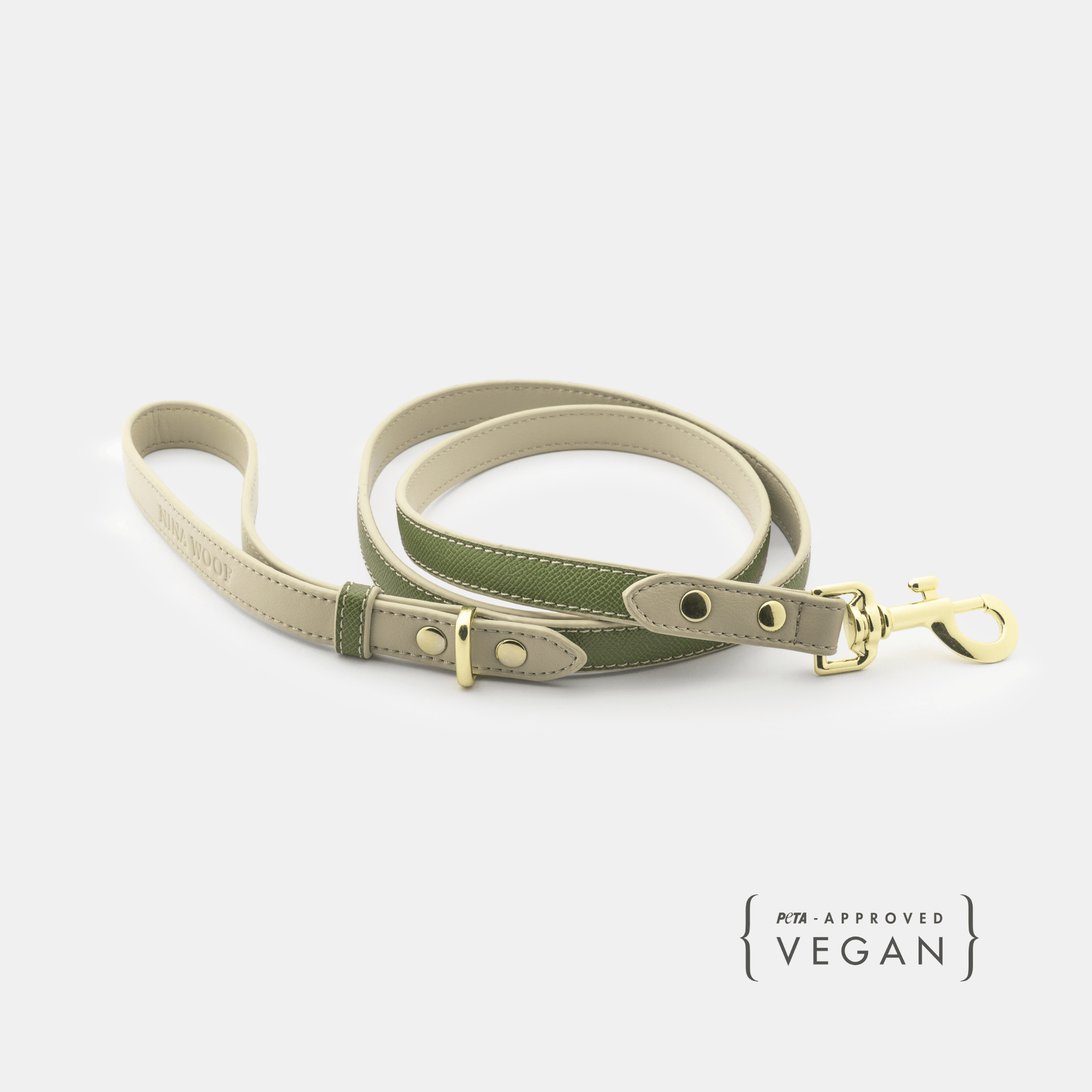 Lead 4ft - Vegan Leather - Copenhagen Olive