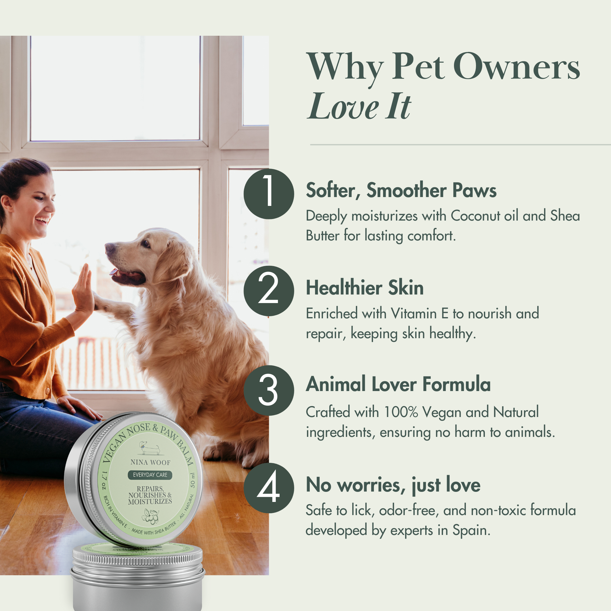 Vegan Dog Nose and Pad Balm